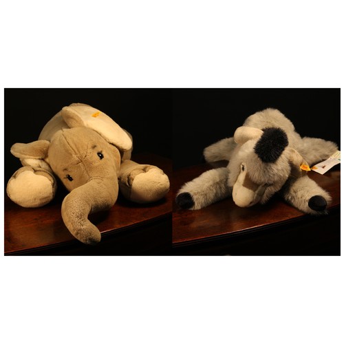 103 - Steiff (Germany) EAN 101571 Issy Cosy Friends Donkey, trademark 'Steiff' button to ear with yellow a... 