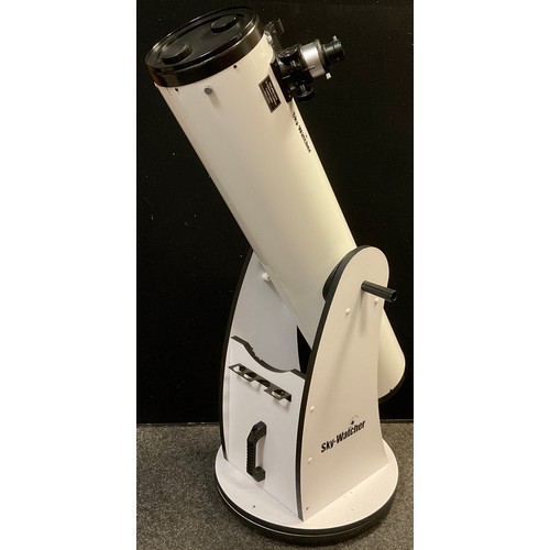 92 - A Sky-watcher 200mm Dobsonian Reflector telescope, F=1200, rotate and pivot stand, with accessories.