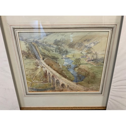 112 - George Butler, Mondale Dale, signed, watercolour, 30cm x 36cm;  George Thompson, by and after, a pai... 