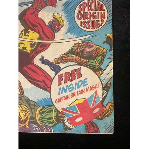 238 - Marvel Comics, Key Bronze Age Marvel Comics - Captain Britain #1-2 (1976) 1st appearance and origin ... 