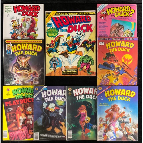 241 - Marvel Comics, Bronze Age Marvel Comics - Howard the Duck Magazine #2-9 (1979), Marvel Treasury Edit... 