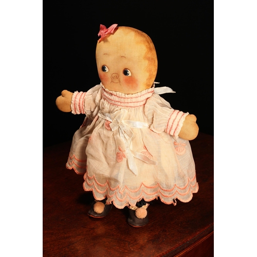 119 - Americana - a 1920's Averill Manufacturing Co. (New York, America) 'Dolly Dingle' novelty cloth doll... 