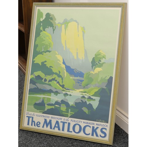 205 - Advertising, Railwayana & Derbyshire Interest - after George Ayling (British 1887-1990) 'The Matlock... 