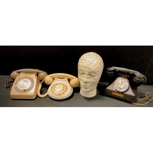 55 - A Bakelite 'The Reliance' telephone,c.1920; others etc (4)
