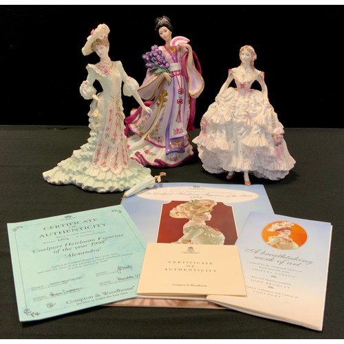 84 - A Royal Worcester limited edition figure Royal Debut, 4121/12500, Coalport Heirlooms Collection figu... 