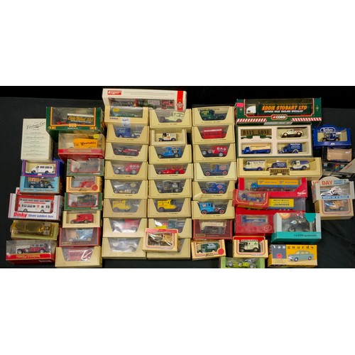 144 - A Quantity of boxed and unboxed model cars;  including Dinky-Woolworths Silver Jubilee Bus; Corgi Ed... 