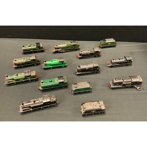 166 - Toys - Hornby Dublo, Graham Farish, kit built and other OO Gauge Locomotives, inc GWR 0-6-0 tank eng... 