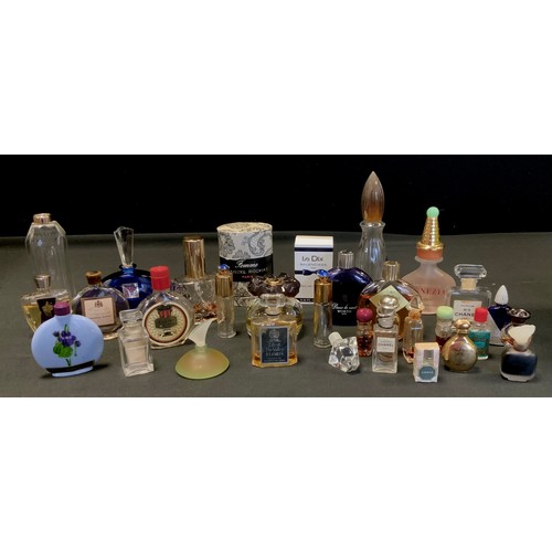 336 - A selection of new and used perfume bottles; sample  bottles and other sizes . Including Fidji, Yves... 