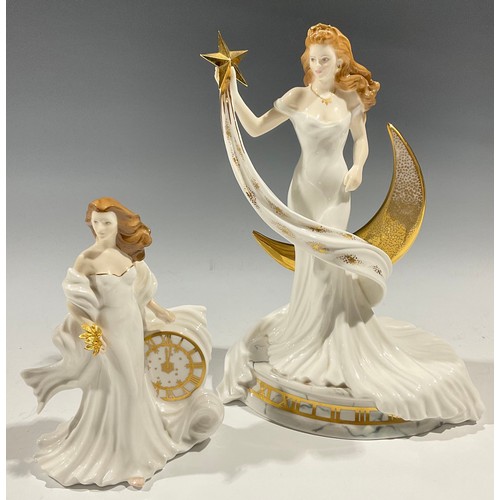 2 - A Royal Worcester figure, Celestia, To Celebrate The Millennium, limited edition 835/1000, 25cm, cer... 