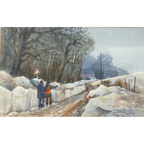 Michael Crawley (1938-present) Winter, near Quarndon, Derby ...