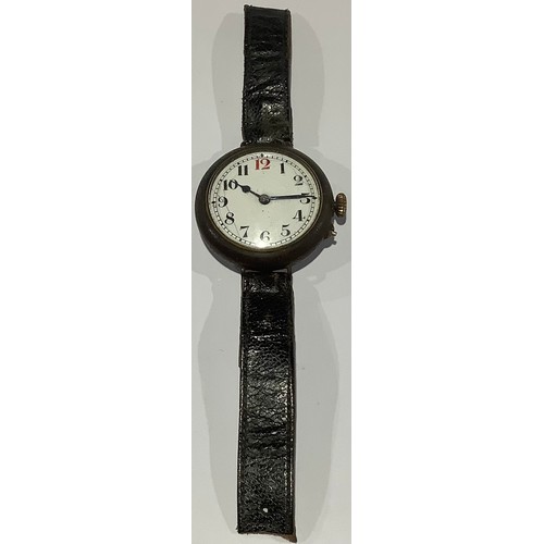 719 - A World War One Trench wristlet watch