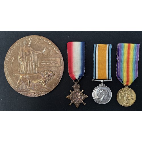 2004 - WW1 British Death Plaque and 1914-15 Star and War Medal to 294911 Chief Stoker William Benjamin Aloy... 