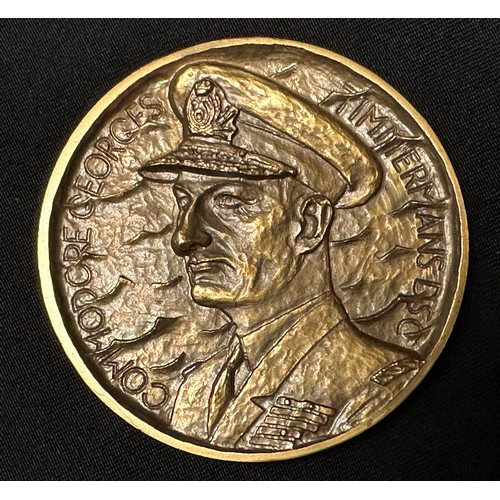 2011 - WW2 British miniature medals 1939-45 Star, Atlantic Star, War Medal all mounted on a bar, plus a cas... 