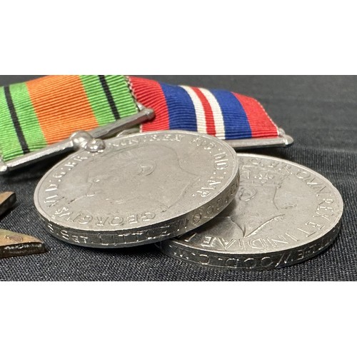 2027 - WW2 British Medal Group to T/50678 Sgt CW Littlewood RASC comprising of 1939-45 Star, Africa Star, I... 