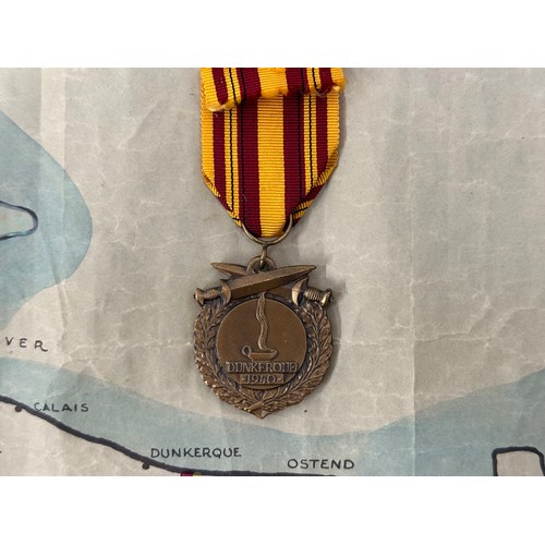 2028 - WW2 British Dunkirk Veterans Medal complete with ribbon awarded to 3127512 Sapper David Stevenson, R... 