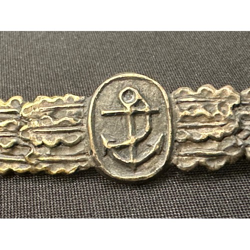 2033 - WW2 Third Reich Kriegsmarine Marine Frontspange - Navy Combat Clasp. Unmarked. This award was create... 