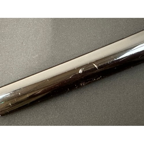 2088 - Japanese Wakizashi Sword with single edged blade 540mm in length. Hamon line to cutting edge. Some c... 