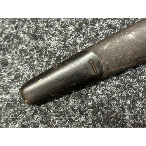 2105 - WW1 British P13 Bayonet with single edged fullered blade 430mm in length maker marked and dated 