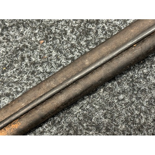 2105 - WW1 British P13 Bayonet with single edged fullered blade 430mm in length maker marked and dated 