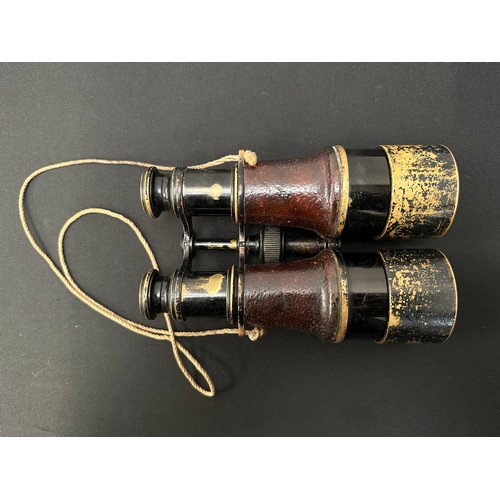 2109 - WW1 British Mark IV Special Binoculars serial number 41156. Maker marked 