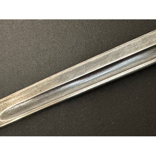 2119 - WW1 British 1907 Pattern Bayonet with single edged fullered blade 430mm in length. Maker marked and ... 