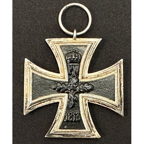 2127 - WW1 Imperial German Eisernes Kreuz 2. Klasse 1914. Iron Cross 2nd Class 1914. Three part constructio... 