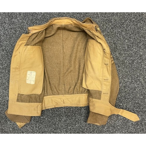 2159 - WW2 British Home Guard Battledress Blouse complete with all originally sewn insignia for a Staff Sgt... 