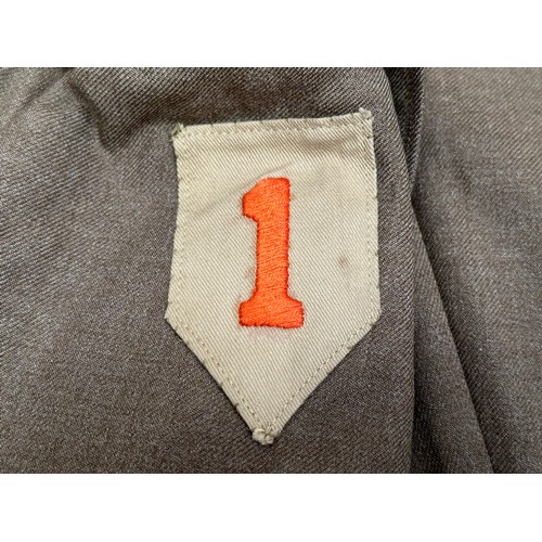 2169 - WW2 US Army Master Sgt's Jacket with full insignia for 16th Infantry Regiment, 1st Infantry Division... 