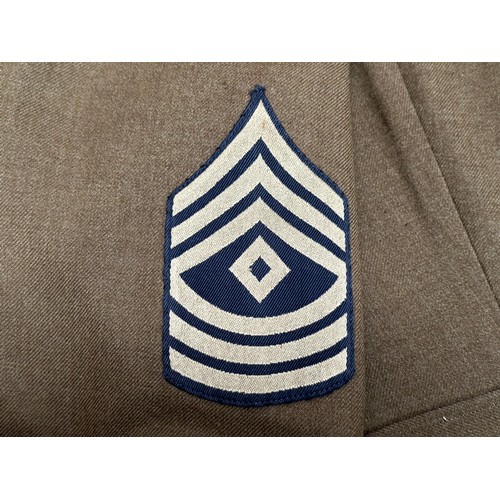 2169 - WW2 US Army Master Sgt's Jacket with full insignia for 16th Infantry Regiment, 1st Infantry Division... 