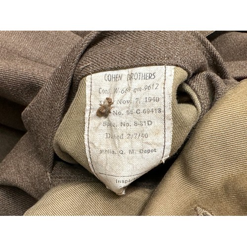 2169 - WW2 US Army Master Sgt's Jacket with full insignia for 16th Infantry Regiment, 1st Infantry Division... 