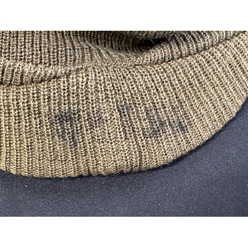 2220 - WW2 US Army Woolen Jeep Cap. Offically called 