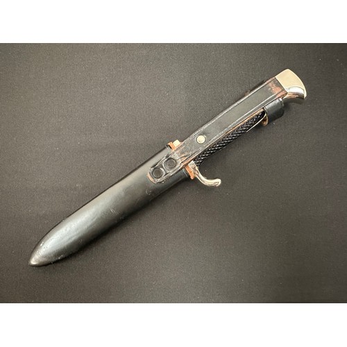 2292 - Scout Knife in the form of a Hitler Youth dagger but produced post war. Single edged blade with 137m... 