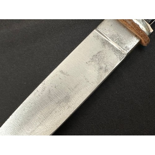 2292 - Scout Knife in the form of a Hitler Youth dagger but produced post war. Single edged blade with 137m... 