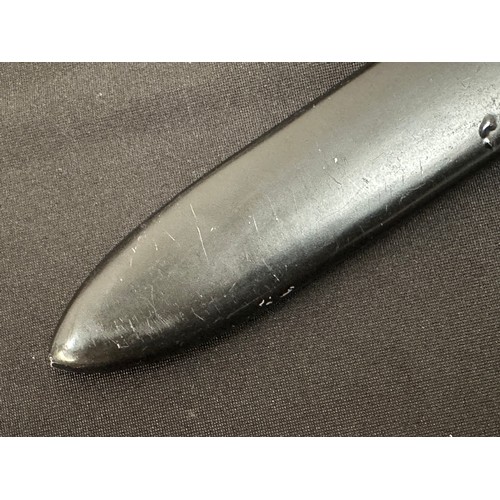 2292 - Scout Knife in the form of a Hitler Youth dagger but produced post war. Single edged blade with 137m... 