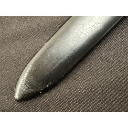 2292 - Scout Knife in the form of a Hitler Youth dagger but produced post war. Single edged blade with 137m... 