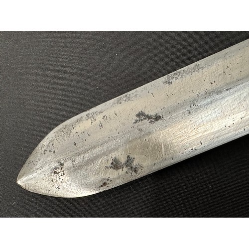 2297 - Sieibe Gorman Divers Knife with double edged blade 195mm in length. Maker marked 