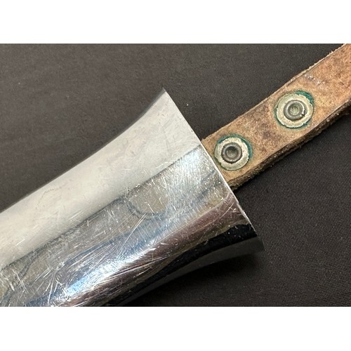 2297 - Sieibe Gorman Divers Knife with double edged blade 195mm in length. Maker marked 