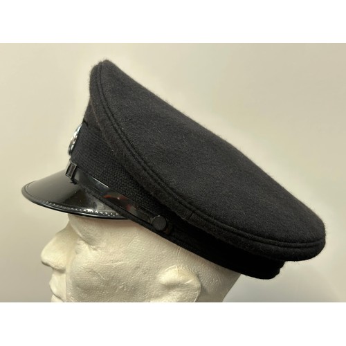 2311 - Police Constables Portsmouth City Police Cap with Queens Crown Cap badge.  Size marked 58 / 7 1/8th.... 