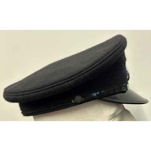 2311 - Police Constables Portsmouth City Police Cap with Queens Crown Cap badge.  Size marked 58 / 7 1/8th.... 