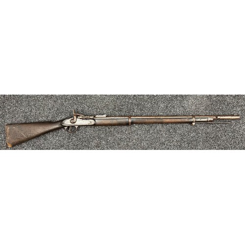 2323 - .577 Snider–Enfield Conversion Rifle. Lock marked Crown VR and dated 1862. No serial number. Barrel ... 