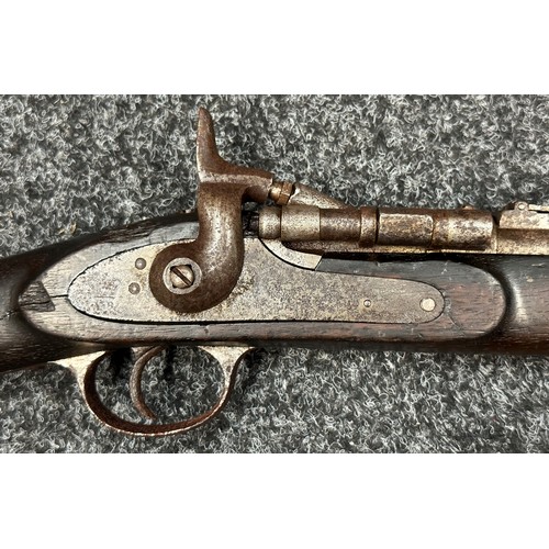 2323 - .577 Snider–Enfield Conversion Rifle. Lock marked Crown VR and dated 1862. No serial number. Barrel ... 