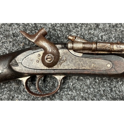 2323 - .577 Snider–Enfield Conversion Rifle. Lock marked Crown VR and dated 1862. No serial number. Barrel ... 