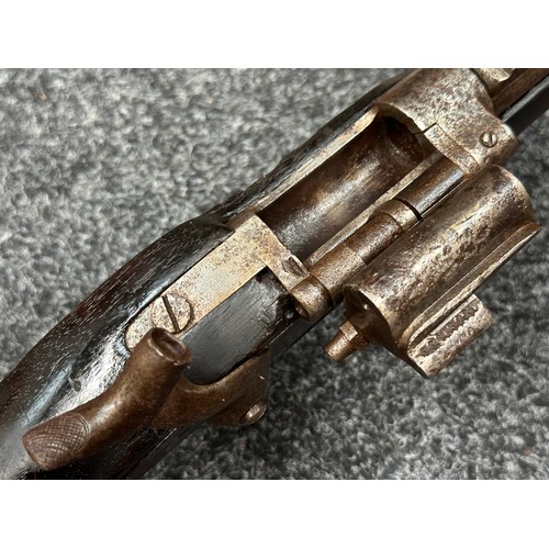 2323 - .577 Snider–Enfield Conversion Rifle. Lock marked Crown VR and dated 1862. No serial number. Barrel ... 