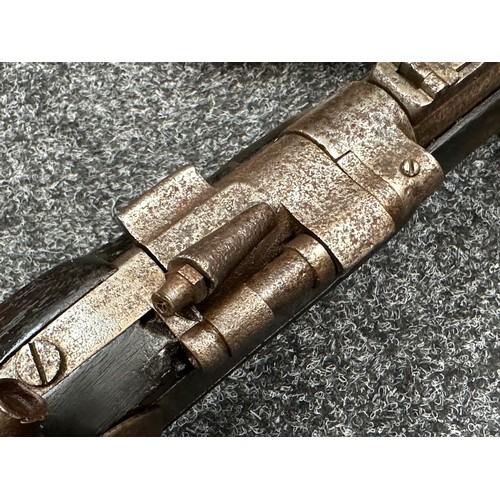 2323 - .577 Snider–Enfield Conversion Rifle. Lock marked Crown VR and dated 1862. No serial number. Barrel ... 