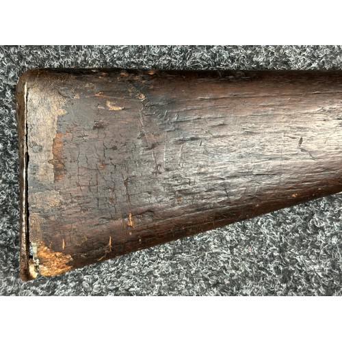 2323 - .577 Snider–Enfield Conversion Rifle. Lock marked Crown VR and dated 1862. No serial number. Barrel ... 