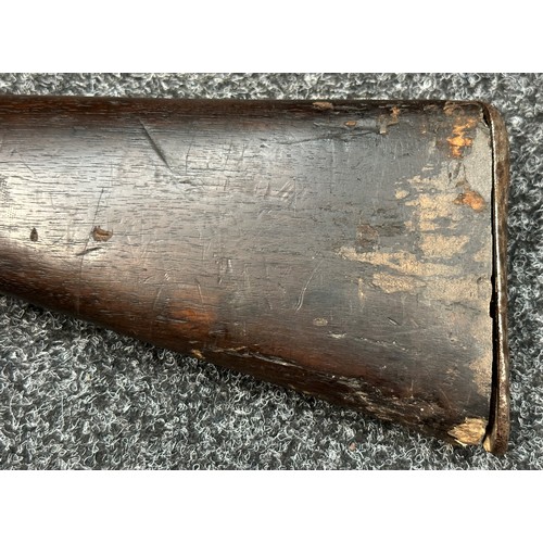 2323 - .577 Snider–Enfield Conversion Rifle. Lock marked Crown VR and dated 1862. No serial number. Barrel ... 