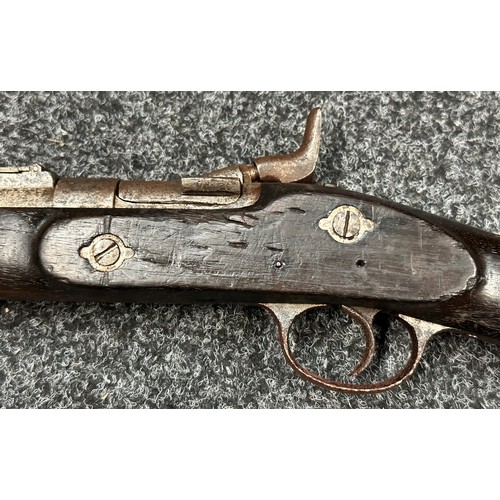 2323 - .577 Snider–Enfield Conversion Rifle. Lock marked Crown VR and dated 1862. No serial number. Barrel ... 