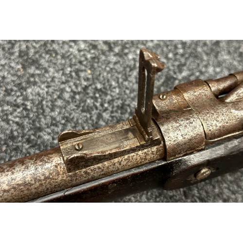 2323 - .577 Snider–Enfield Conversion Rifle. Lock marked Crown VR and dated 1862. No serial number. Barrel ... 