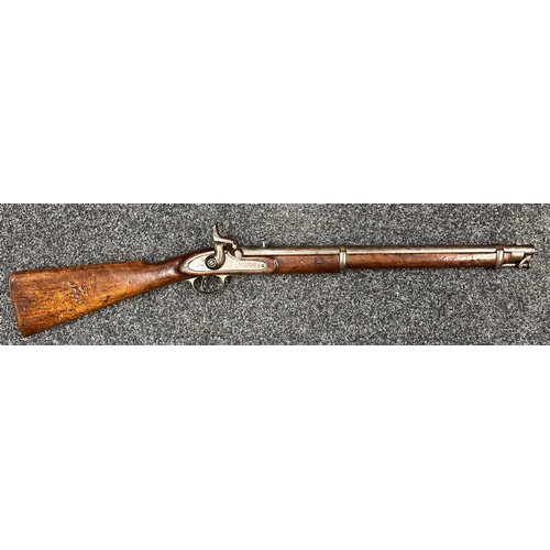 2324 - Percussion Cap 1856 Pattern Enfield Cavalry Carbine. No serial number. Barrel length 530mm. Overall ... 