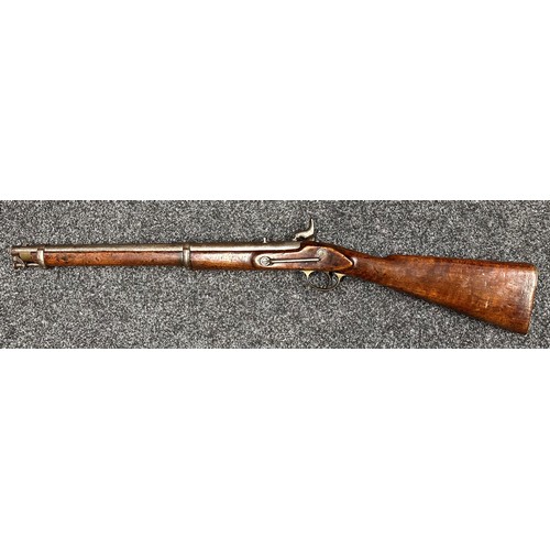 2324 - Percussion Cap 1856 Pattern Enfield Cavalry Carbine. No serial number. Barrel length 530mm. Overall ... 